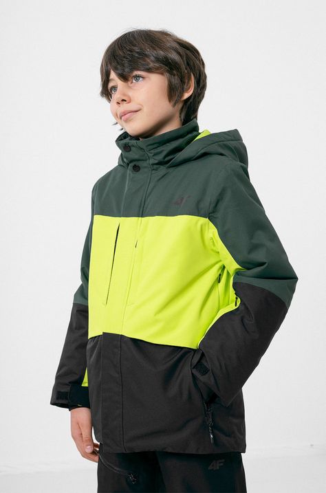 Dječja skijaška jakna 4F boja: zelena