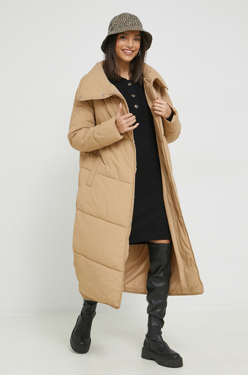 Bunda Vila dmsk, bov barva, pechodn, oversize