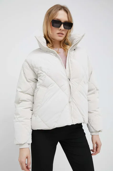 Vero Moda kurtka damska kolor beżowy zimowa