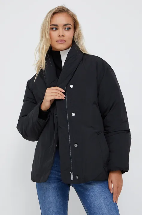 Пухова куртка Calvin Klein жіноча колір чорний зимова