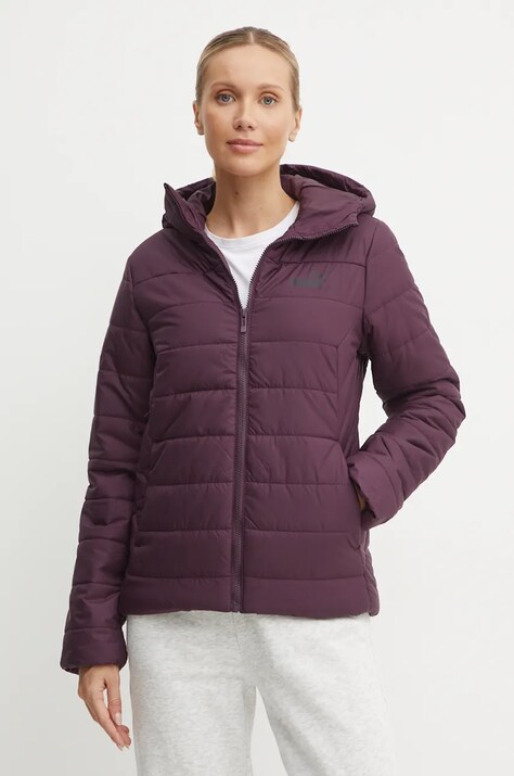 Puma geaca femei, culoarea bordo, de tranzitie, 848940