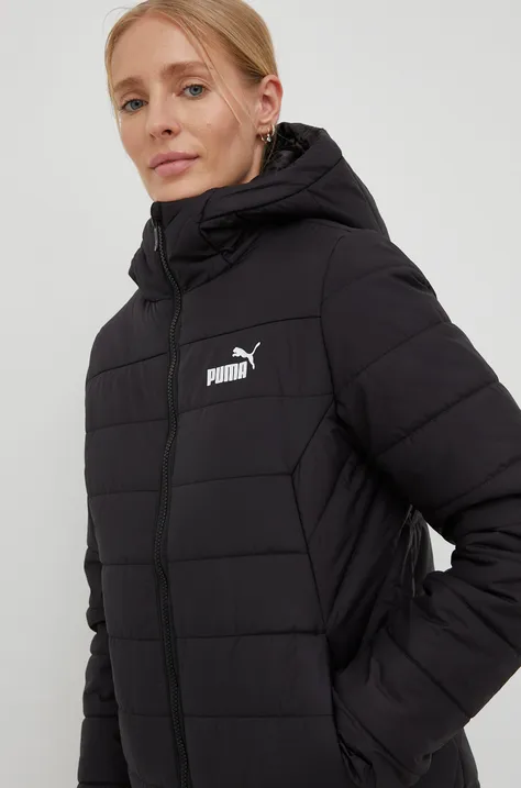 Куртка Puma жіноча колір чорний перехідна