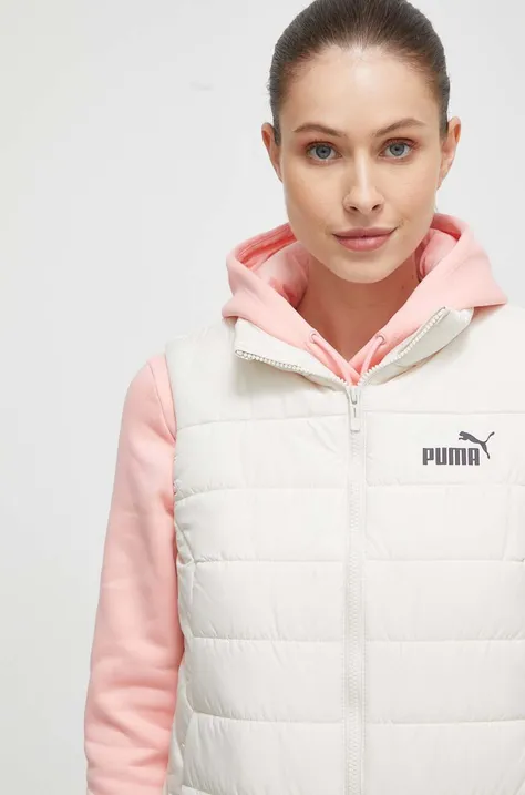 Αμάνικο μπουφάν Puma χρώμα: μπεζ