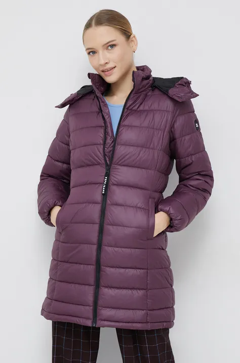 Куртка Pepe Jeans женская цвет фиолетовый зимняя