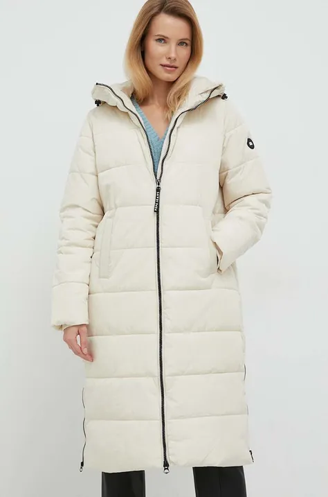 Pepe Jeans kurtka damska kolor beżowy zimowa