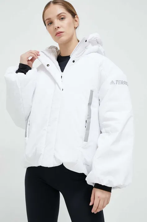 Спортивная пуховая куртка adidas TERREX Myshelter цвет белый