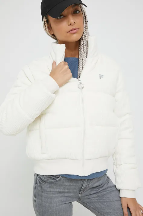 Куртка Fila жіноча колір білий зимова