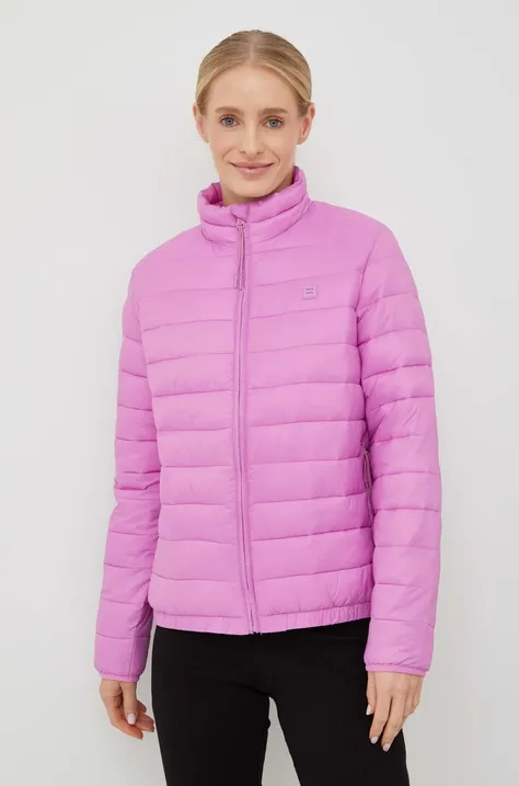 Billabong kurtka damska kolor fioletowy przejściowa