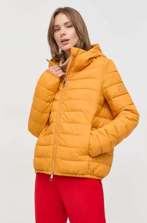 Куртка BOSS жіноча колір помаранчевий перехідна