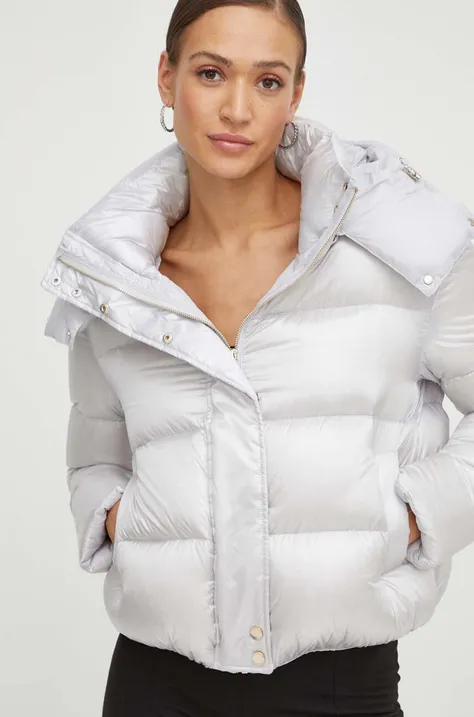 Patrizia Pepe kurtka puchowa damska kolor biały zimowa
