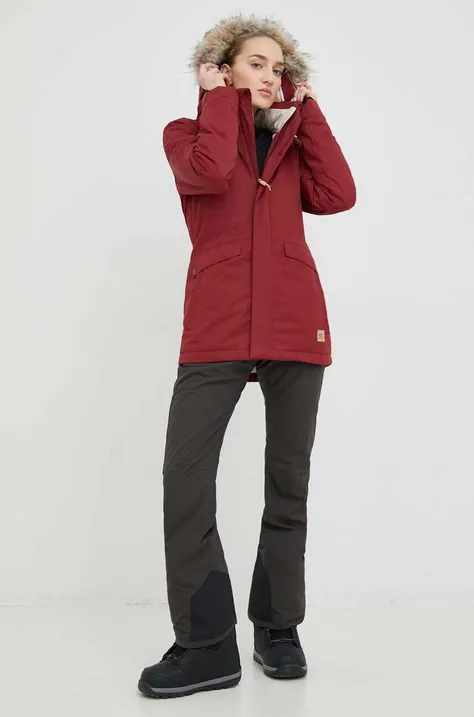 Jakna Rip Curl Rider Parker boja: bordo