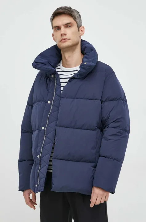 Куртка Trussardi женская цвет синий зимняя oversize