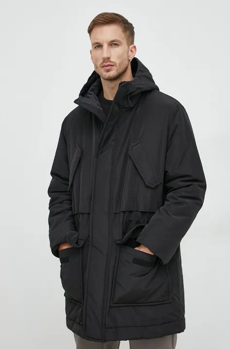 Куртка Trussardi жіноча колір чорний зимова