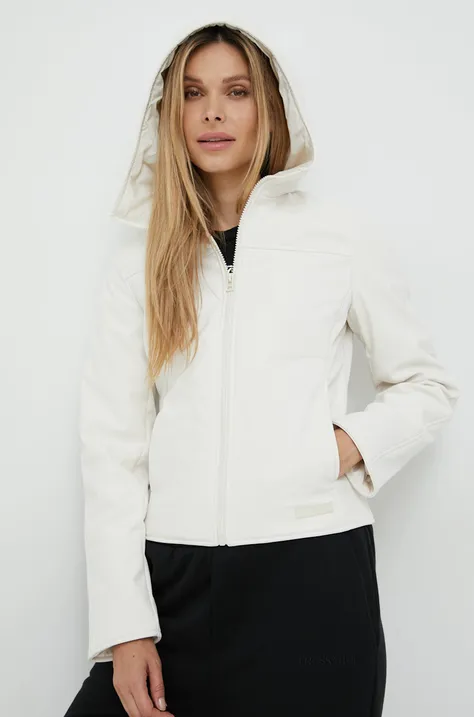 Куртка Trussardi жіноча колір бежевий перехідна
