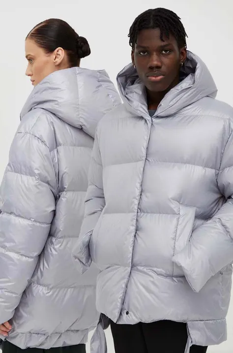 Пухова куртка MMC STUDIO Jesso жіноча колір сірий зимова oversize