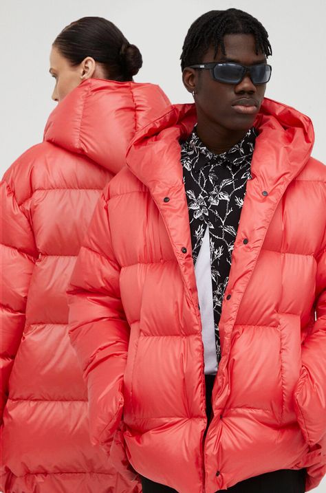 Пухова куртка MMC STUDIO Jesso жіноча колір рожевий зимова oversize