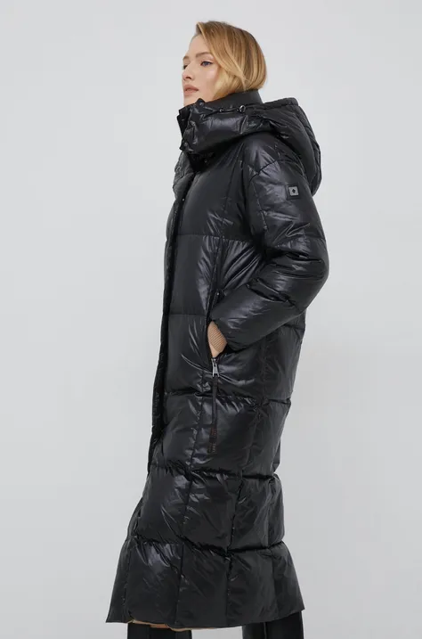 Páperová bunda Tiffi dámska, čierna farba, zimná,