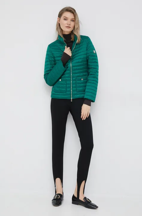 Pernata jakna Tiffi za žene, boja: zelena, za prijelazno razdoblje