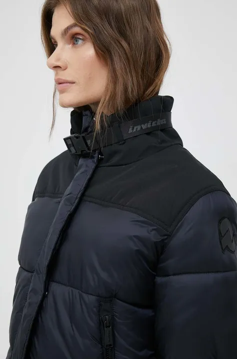 Куртка Invicta жіноча колір чорний зимова oversize