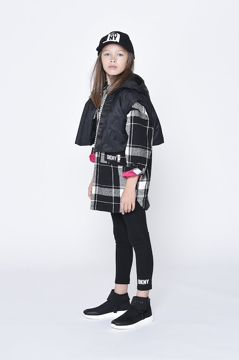 Dkny geaca copii culoarea negru