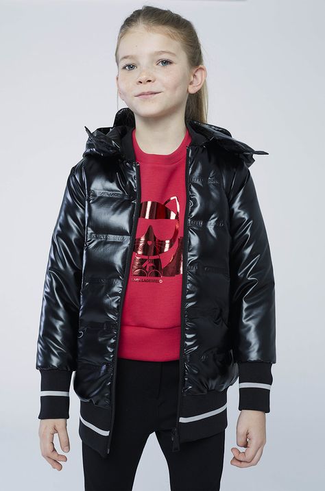 Otroška dvostranska jakna Karl Lagerfeld