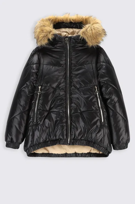 Otroška jakna Coccodrillo črna barva