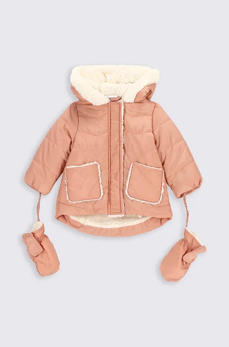 Дитяча куртка Coccodrillo колір рожевий