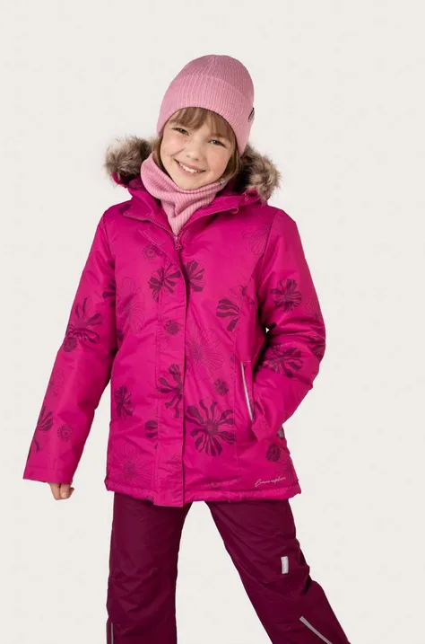 Дитяча гірськолижна куртка Lemon Explore колір рожевий