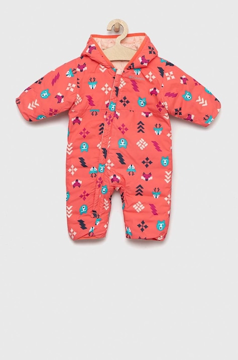 Бебешки гащеризон с две лица Columbia в оранжево