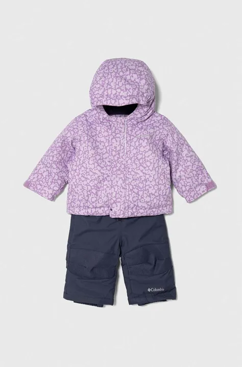Комбінезон для немовлят Columbia колір фіолетовий