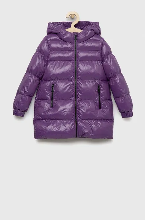 Otroška jakna Geox vijolična barva