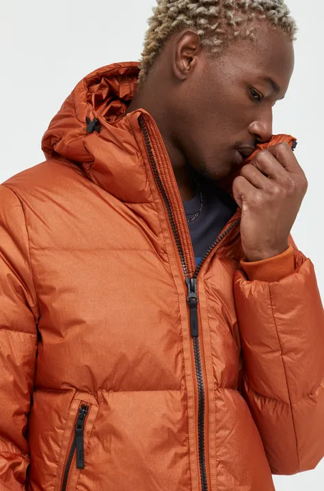 Пуховая куртка s.Oliver мужская цвет оранжевый зимняя