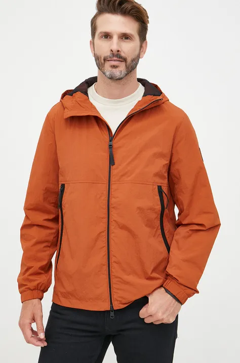 Куртка Calvin Klein чоловіча колір коричневий перехідна