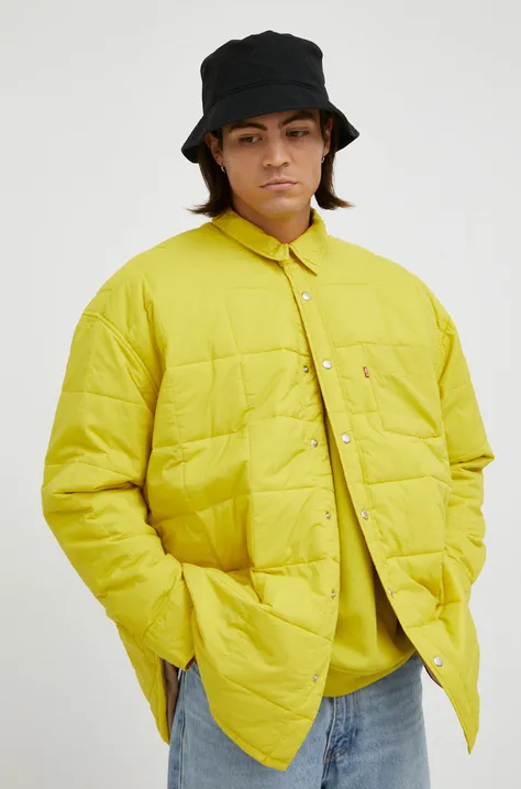 Levi's kurtka męska kolor żółty przejściowa