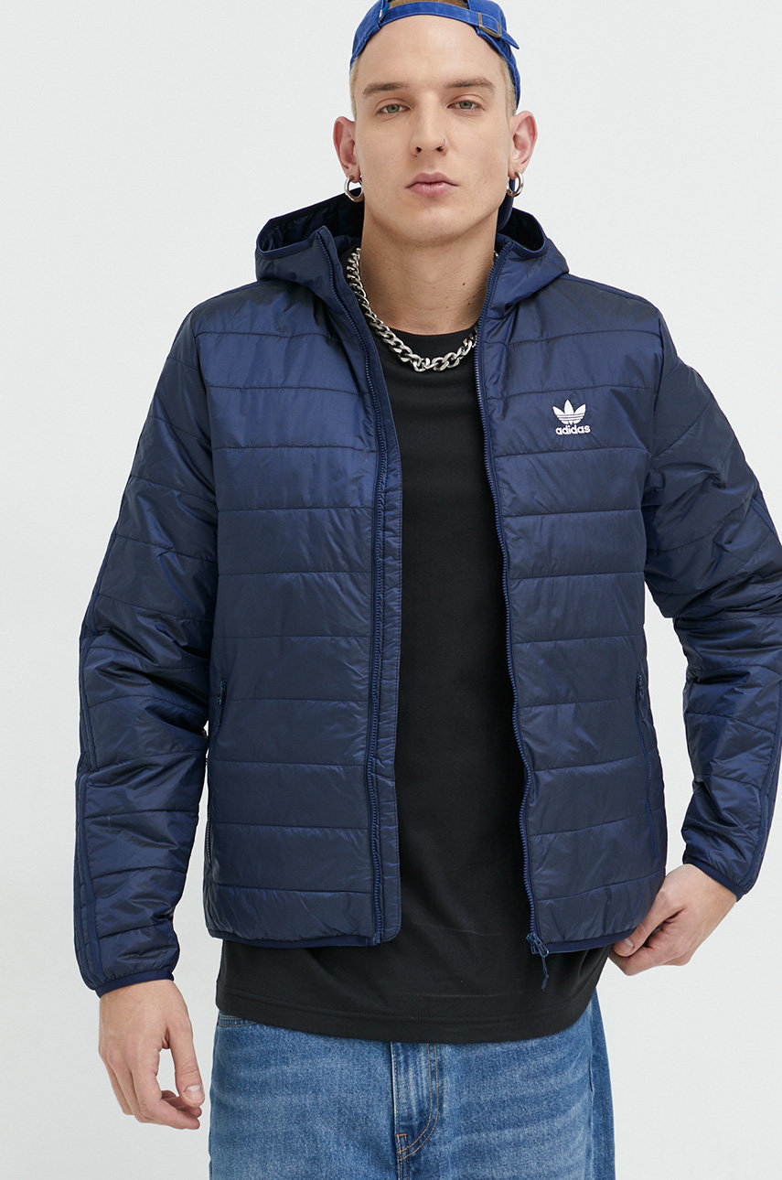 adidas Originals kurtka męska kolor granatowy przejściowa