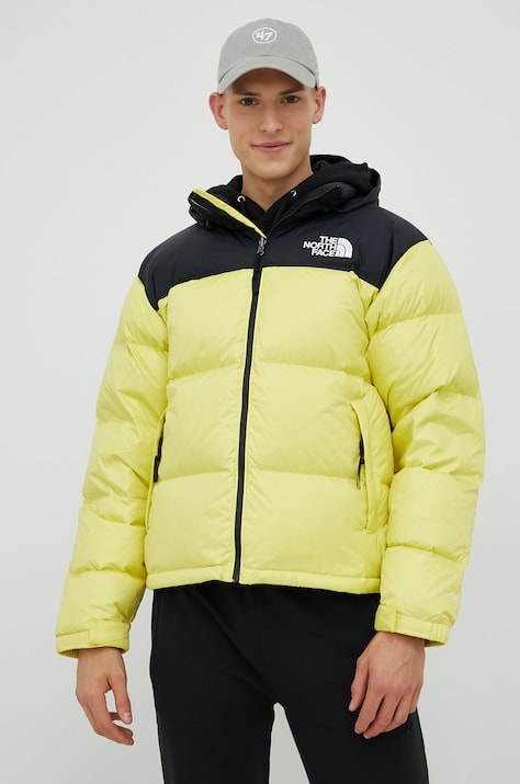 The North Face kurtka puchowa MEN S 1996 RETRO NUPTSE JACKET męska kolor żółty zimowa