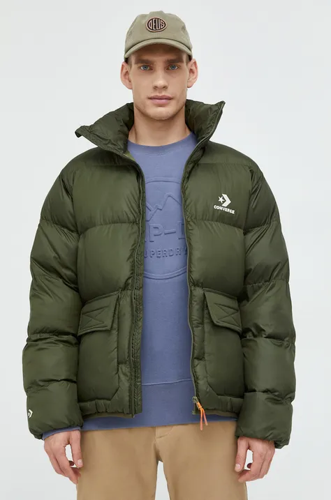 Куртка Converse мужская цвет зелёный зимняя