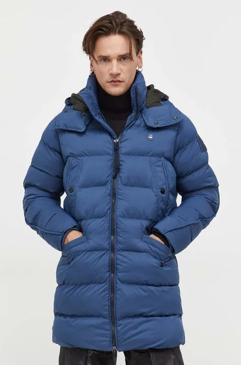 G-Star Raw kurtka męska kolor niebieski zimowa