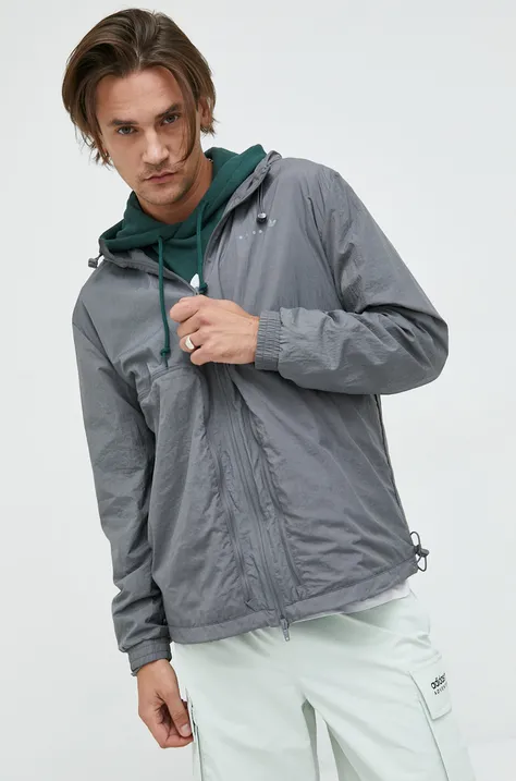 Куртка adidas Originals мужская цвет серый переходная oversize