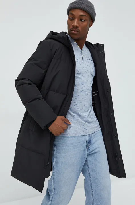 Solid kurtka męska kolor czarny zimowa