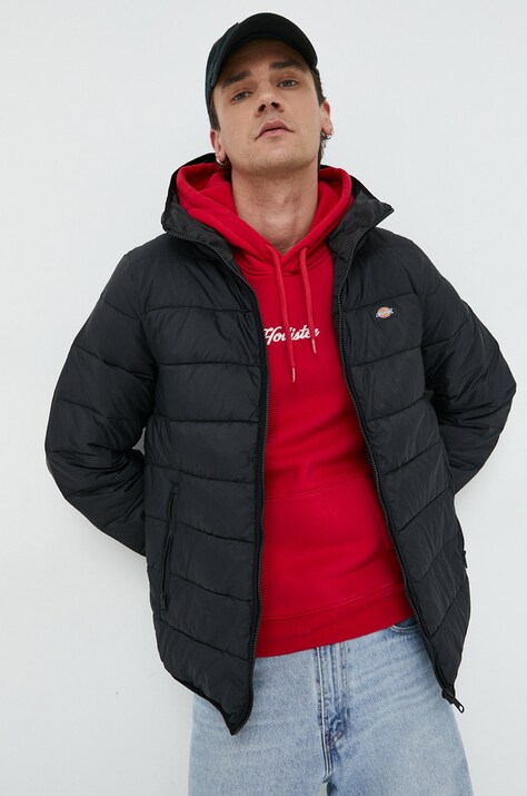 Куртка Dickies чоловіча колір чорний перехідна