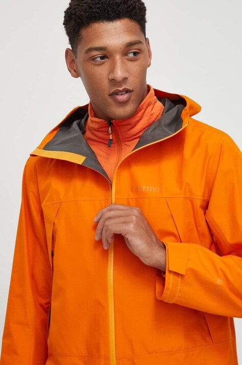 Marmot jacheta de exterior Minimalist Pro GORE-TEX culoarea portocaliu, gore-tex