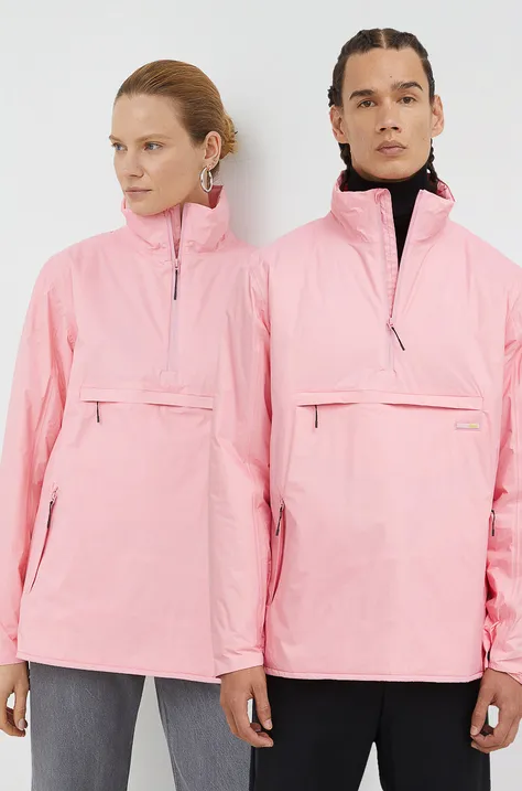 Rains jacket 15490 Padded Nylon Anorak pink color