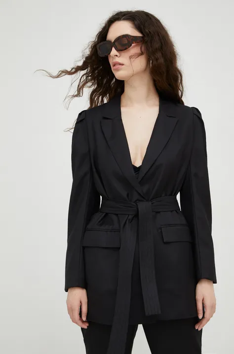 Пиджак Bruuns Bazaar цвет чёрный однобортный однотонная