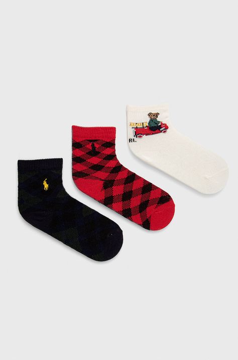 Детски чорапи Polo Ralph Lauren 3 чифта