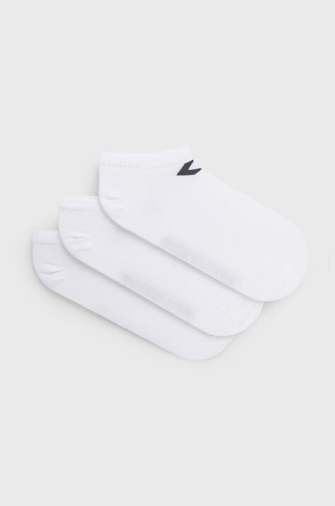 Nogavice Converse (3-pack) ženske, bela barva
