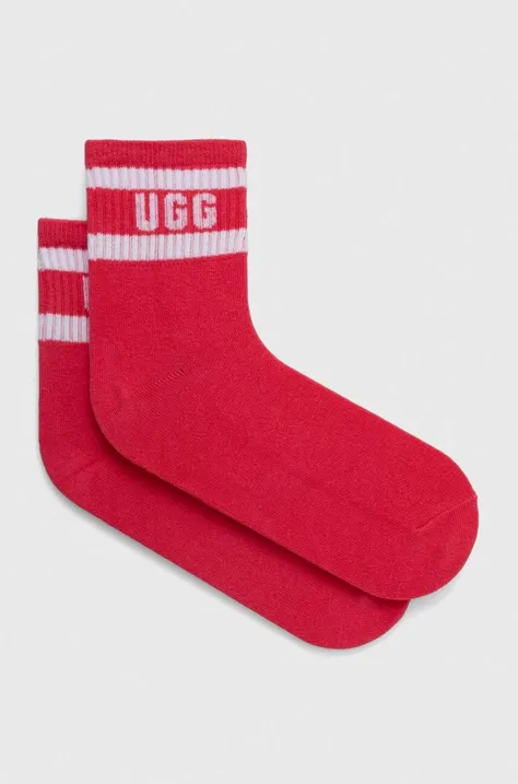 Κάλτσες UGG Dierson χρώμα: ροζ
