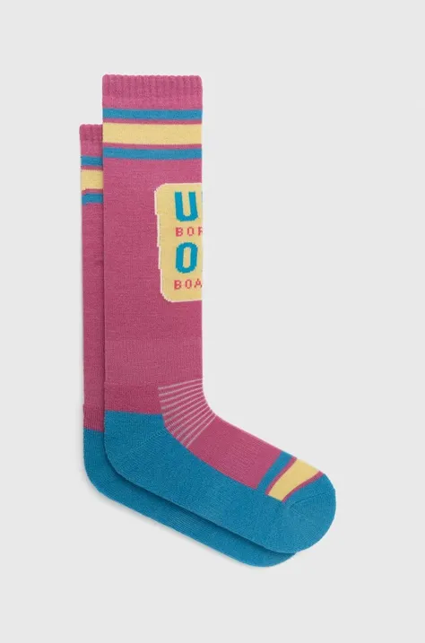 Skijaške čarape Eivy league boja: ružičasta