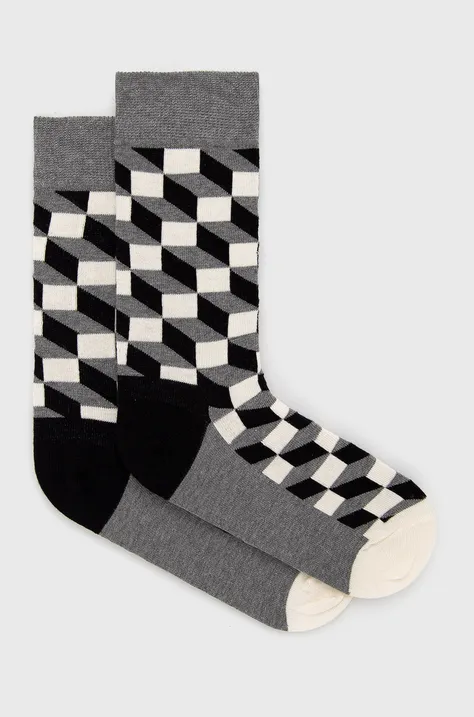 Κάλτσες Happy Socks χρώμα: μαύρο