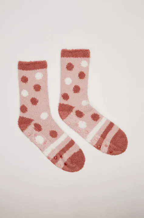 Κάλτσες women'secret Fluf χρώμα: ροζ